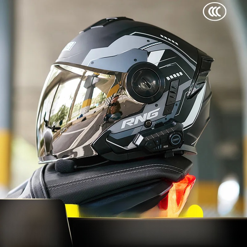 Full Face Motorcycle Helmet With Bluetooth - Motosikletler ve elektrikli scooterlar için uygun