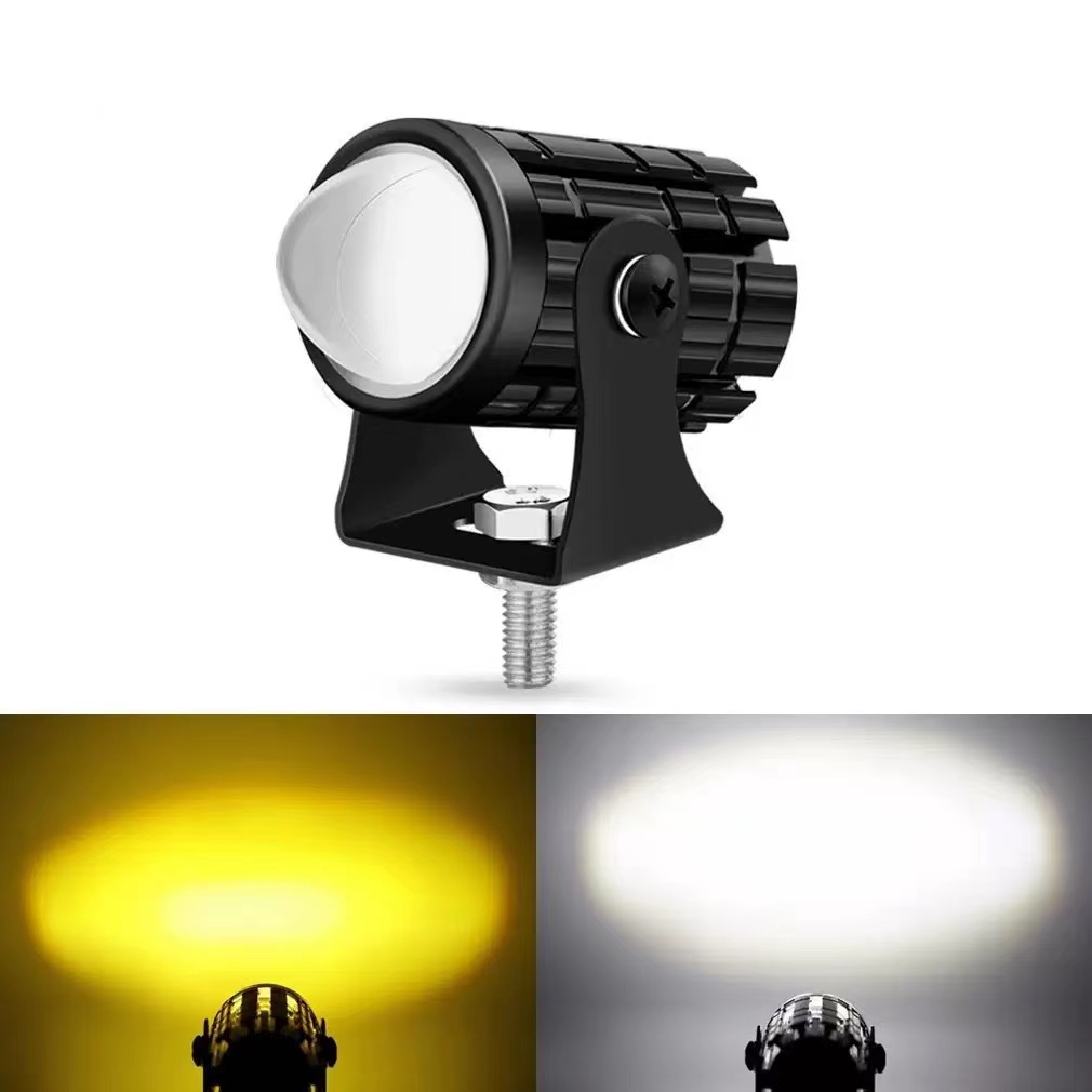Universal Motorcycle Led Headlight Projector - Evrensel Motosiklet LED Far, ATV Scooter