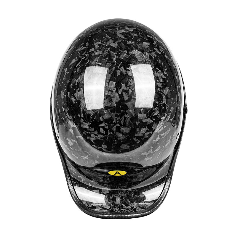 Carbon Fiber Lightweight Motorcycle Helmet - Premium Karbon Fiber Açık Yüz Yarım