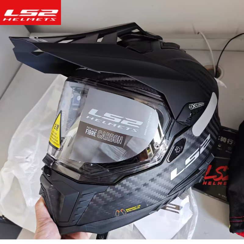 Carbon Fiber Lightweight Motorcycle Helmet - LS2 MX701 Karbon Fiber Hafif Tam