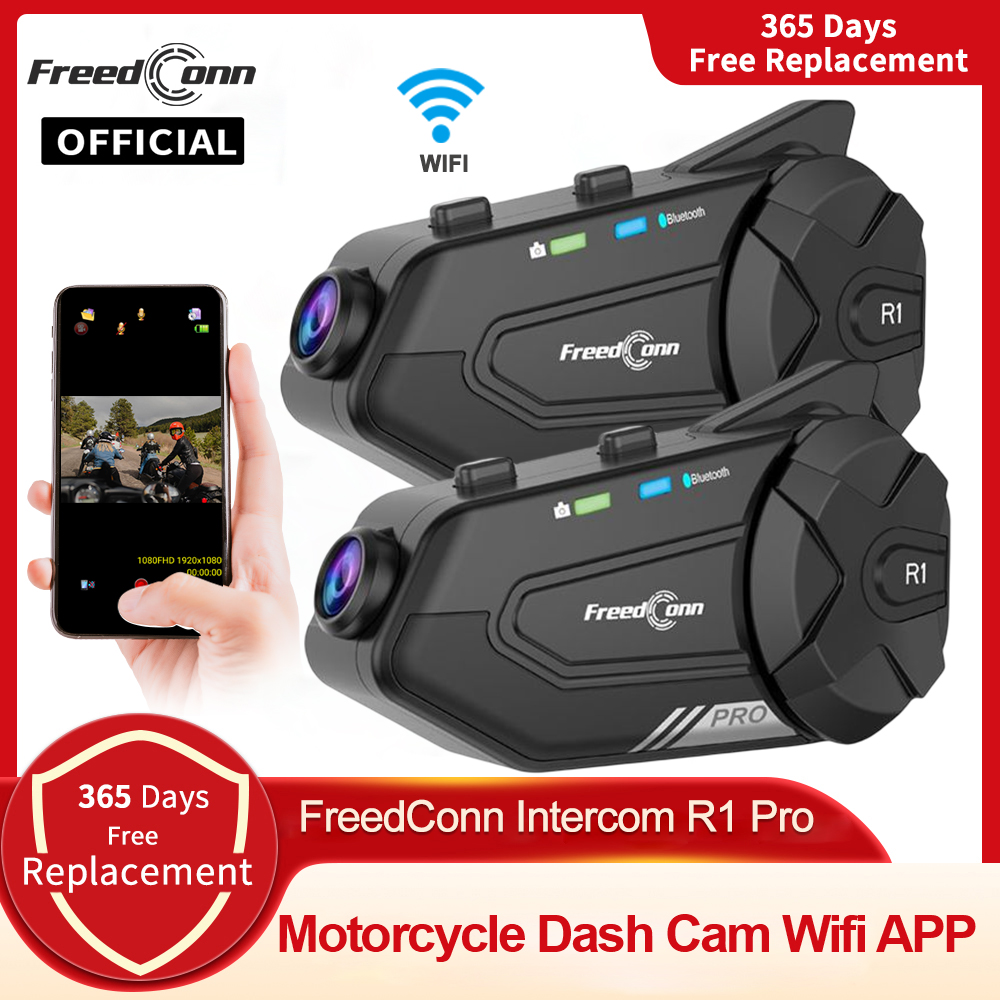 Universal Motorcycle Helmet Intercom Headset - Freedconn R1 PRO motosiklet kask kulaklık
