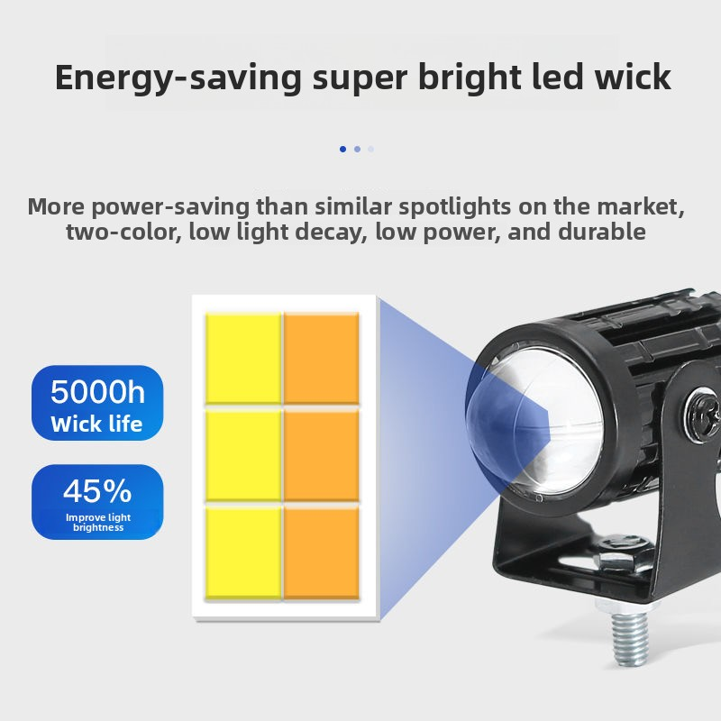 1 adet/2 adet 100W 30000LM evr - Universal Motorcycle Led Headlight Projector incelemesi ve fiyatı