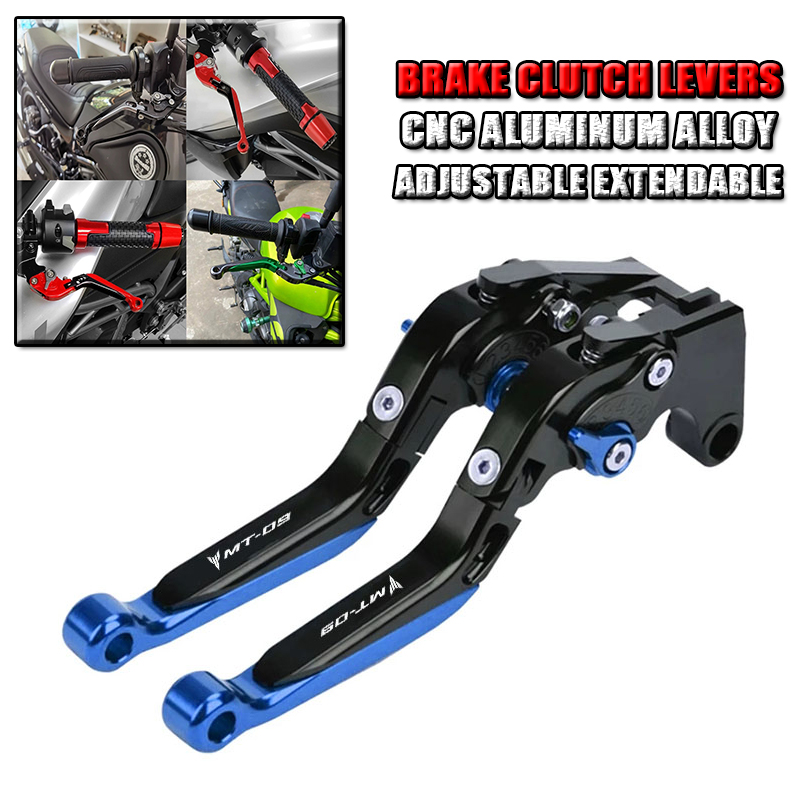 YAMAHA MT-09 MT09 MT mt 09 201 - Cnc Aluminum Adjustable Brake Clutch Levers incelemesi ve fiyatı