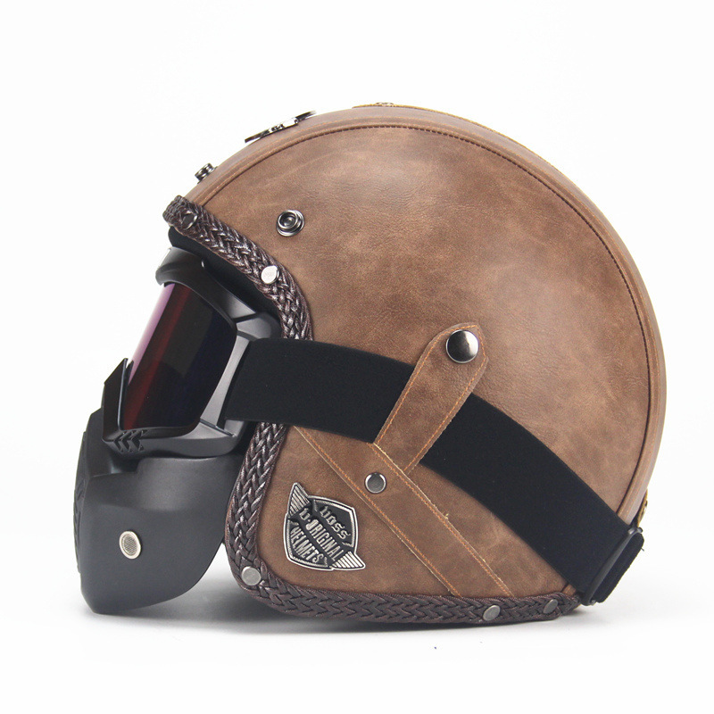 Retro Vintage 3/4 Açık Yüz Kas - Vintage Open Face Retro Helmet incelemesi ve fiyatı