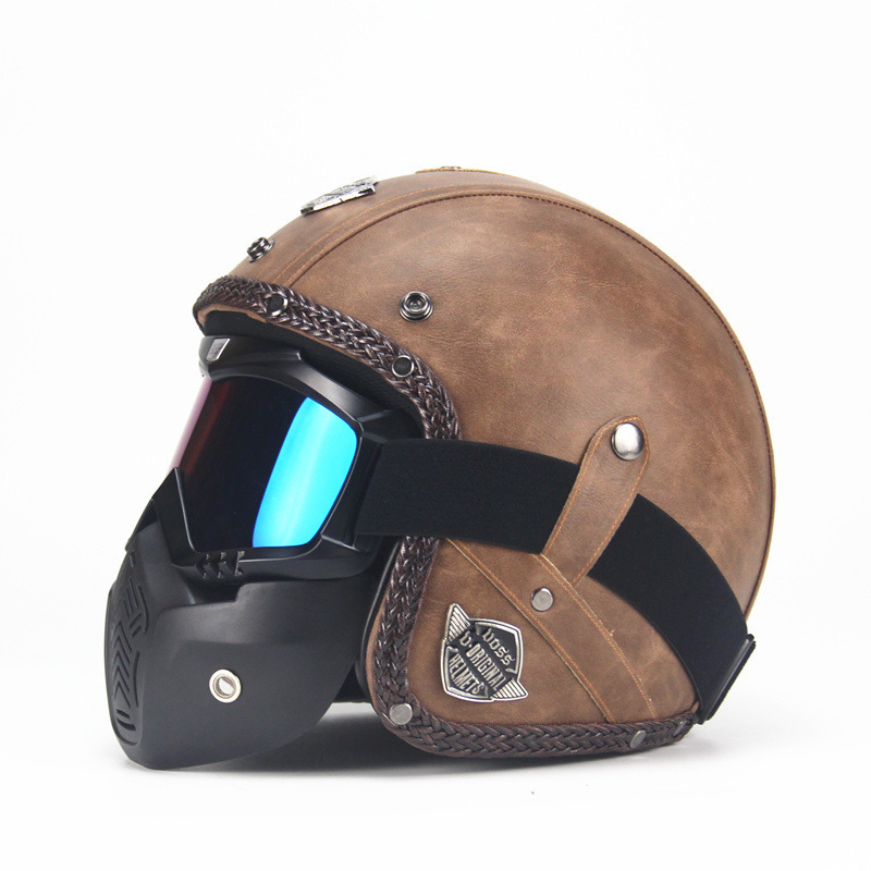 Retro Vintage 3/4 Açık Yüz Kas - Vintage Open Face Retro Helmet incelemesi ve fiyatı