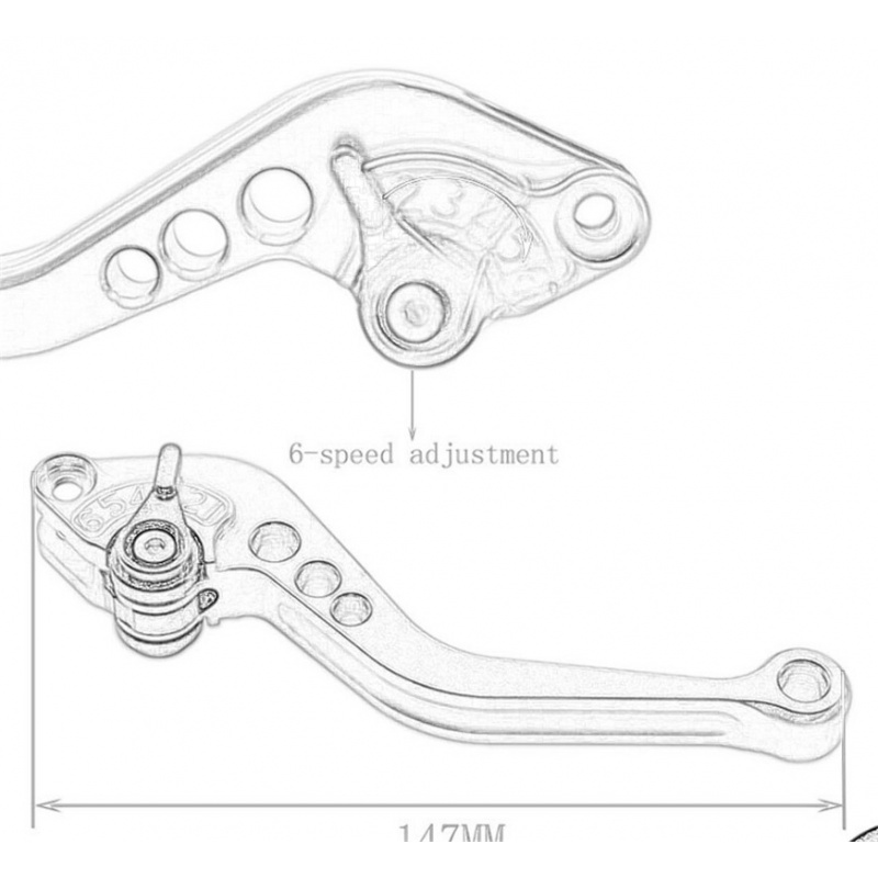 Yamaha Tracer 9/Tracer 9 GT Mo - Cnc Aluminum Adjustable Brake Clutch Levers incelemesi ve fiyatı