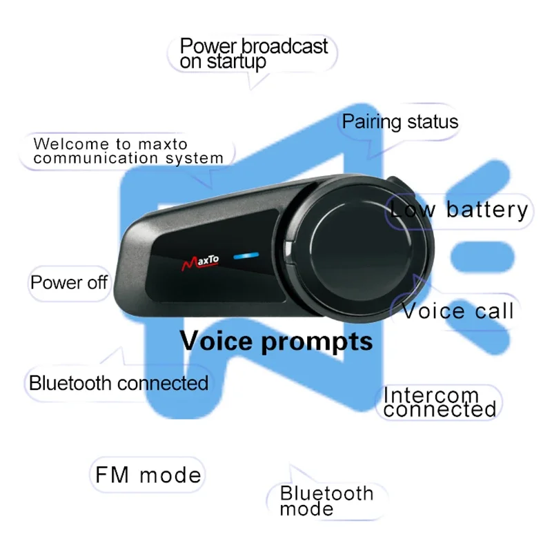 2 adet Maxto M2 motosiklet kas - Universal Motorcycle Helmet Intercom Headset incelemesi ve fiyatı