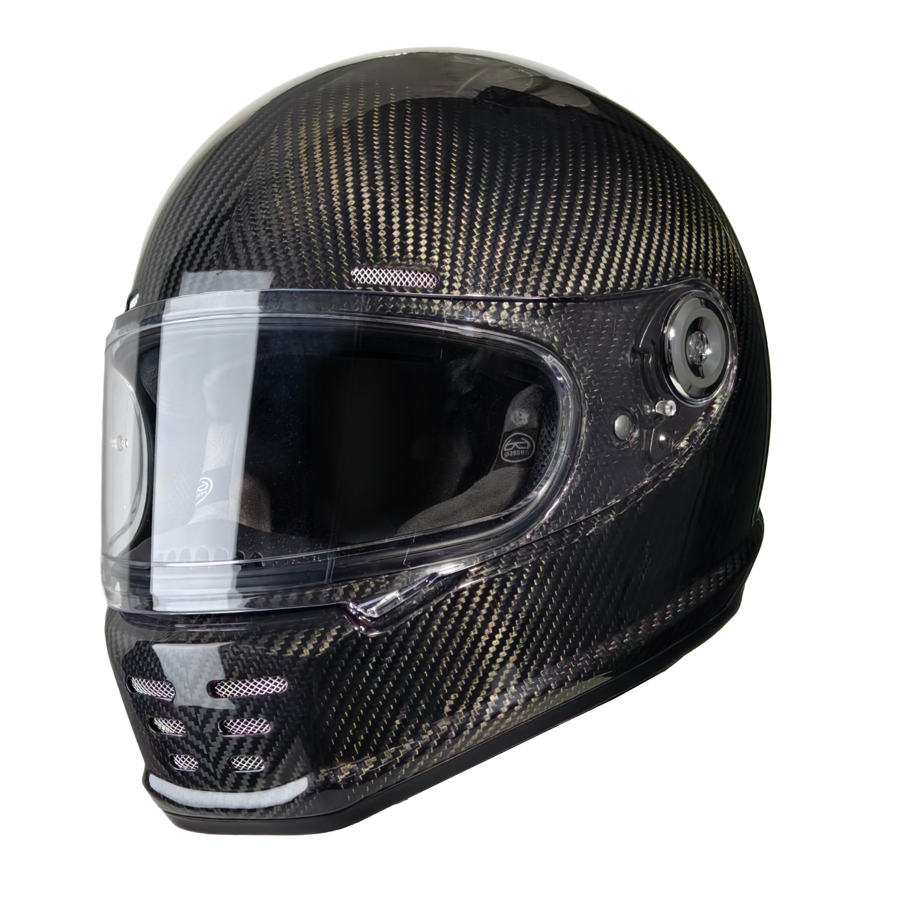 3K Karbon Fiber Retro Tam Yüz  - Full Face Motorcycle Helmet With Bluetooth incelemesi ve fiyatı