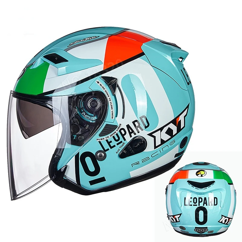 KYT motosiklet kask Jet Vintag - Vintage Open Face Retro Helmet incelemesi ve fiyatı