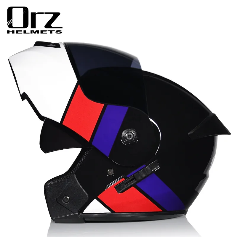 Orz901 Çift Lens Tam Yüz Yarış - Dual Visor Motorcycle Racing Helmet incelemesi ve fiyatı