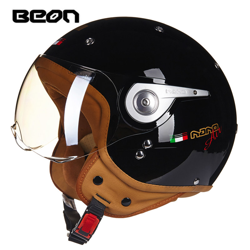 BEON B-110 Motosiklet Kaskı be - Vintage Open Face Retro Helmet incelemesi ve fiyatı