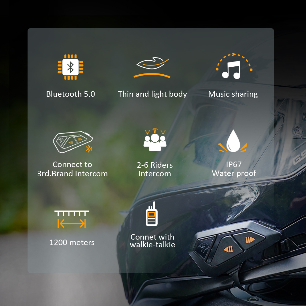 FreedConn Grup Motosiklet İnte - Universal Motorcycle Helmet Intercom Headset incelemesi ve fiyatı