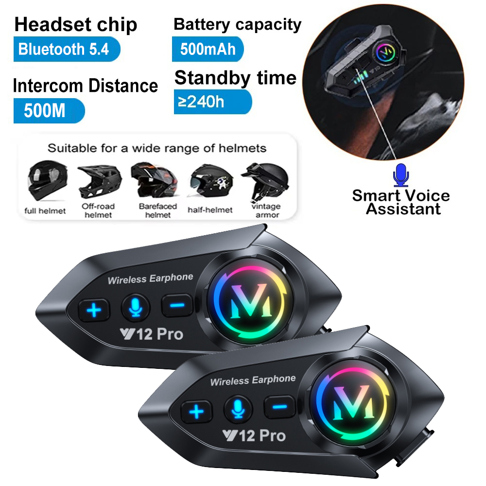 Y12 Pro Motosiklet Kaskı Bluet - Universal Motorcycle Helmet Intercom Headset incelemesi ve fiyatı