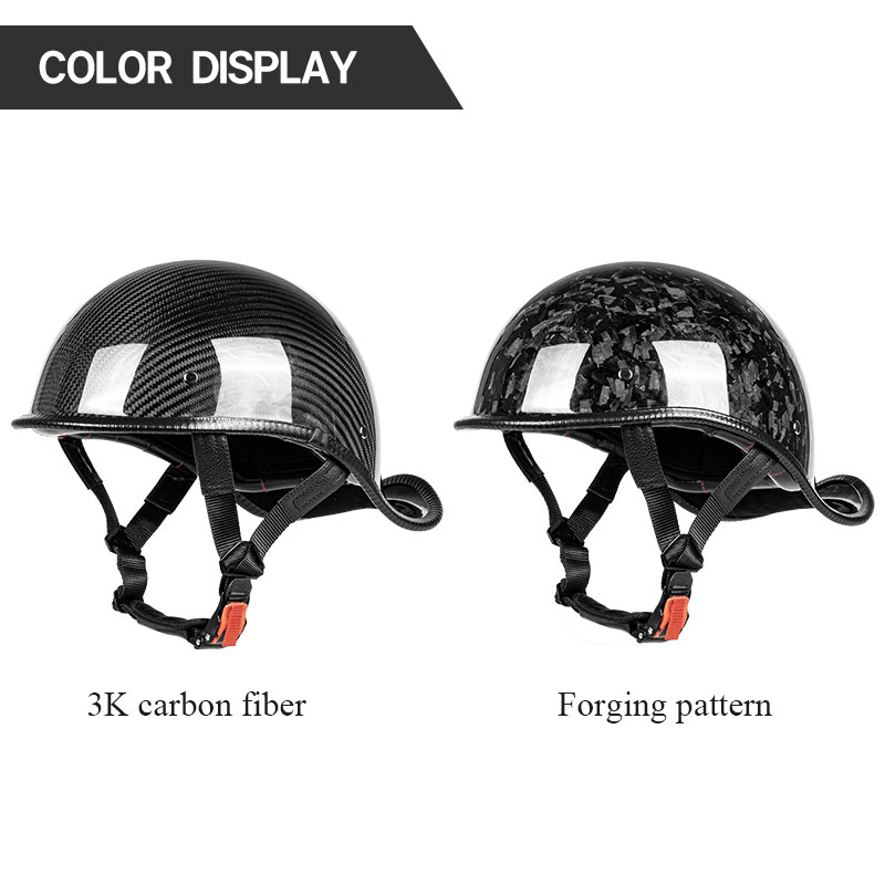 Premium Karbon Fiber Açık Yüz  - Carbon Fiber Lightweight Motorcycle Helmet incelemesi ve fiyatı