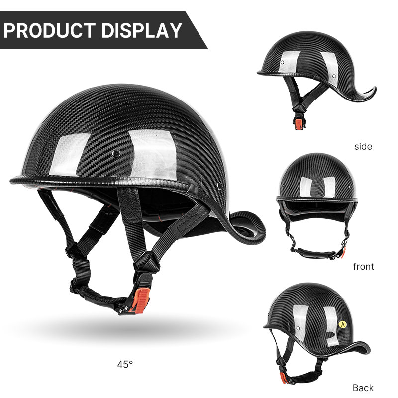 Premium Karbon Fiber Açık Yüz  - Carbon Fiber Lightweight Motorcycle Helmet incelemesi ve fiyatı