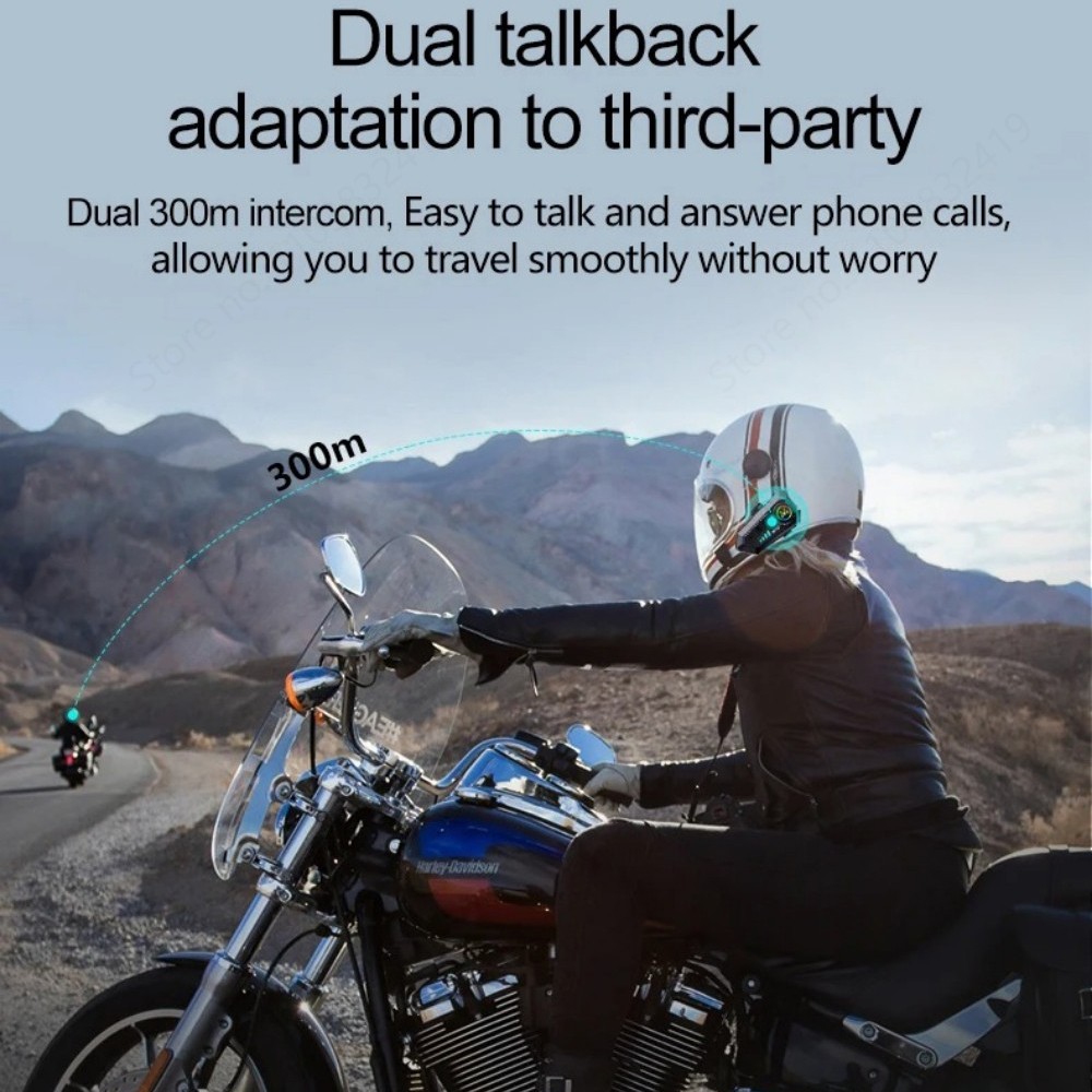 Yeni 1 veya 2 adetlik motosikl - Universal Motorcycle Helmet Intercom Headset incelemesi ve fiyatı