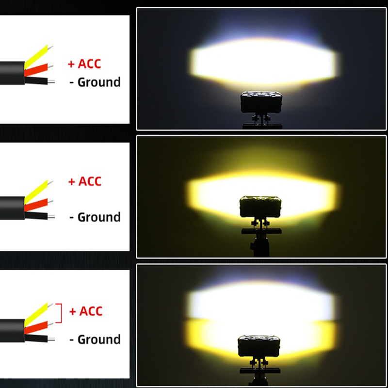 3 inç Led projektör motosiklet - Universal Motorcycle Led Headlight Projector incelemesi ve fiyatı