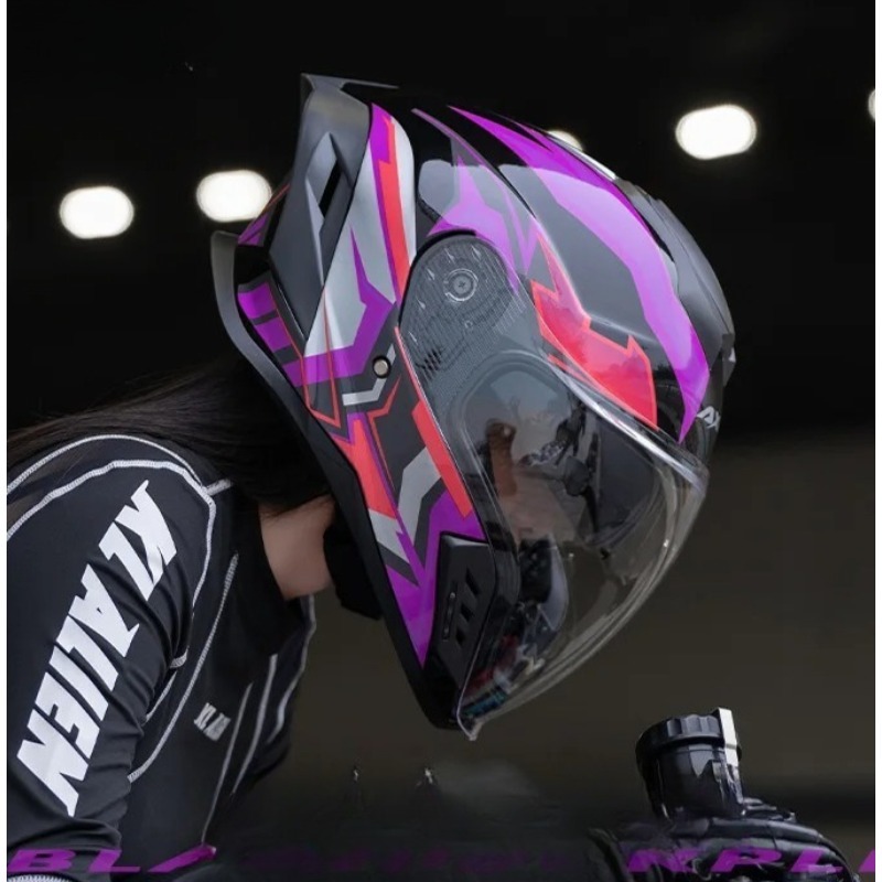 Motosiklet Tam Kaskı Geniş Ark - Full Face Motorcycle Helmet With Bluetooth incelemesi ve fiyatı