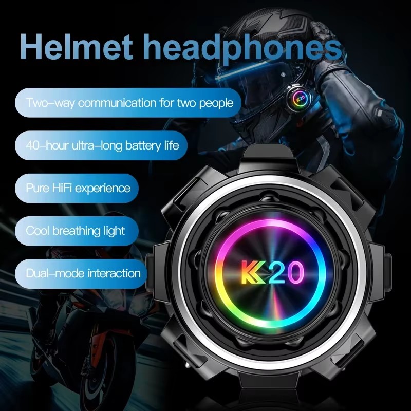 K20 Motosiklet Kask Kulaklığı, - Universal Motorcycle Helmet Intercom Headset incelemesi ve fiyatı