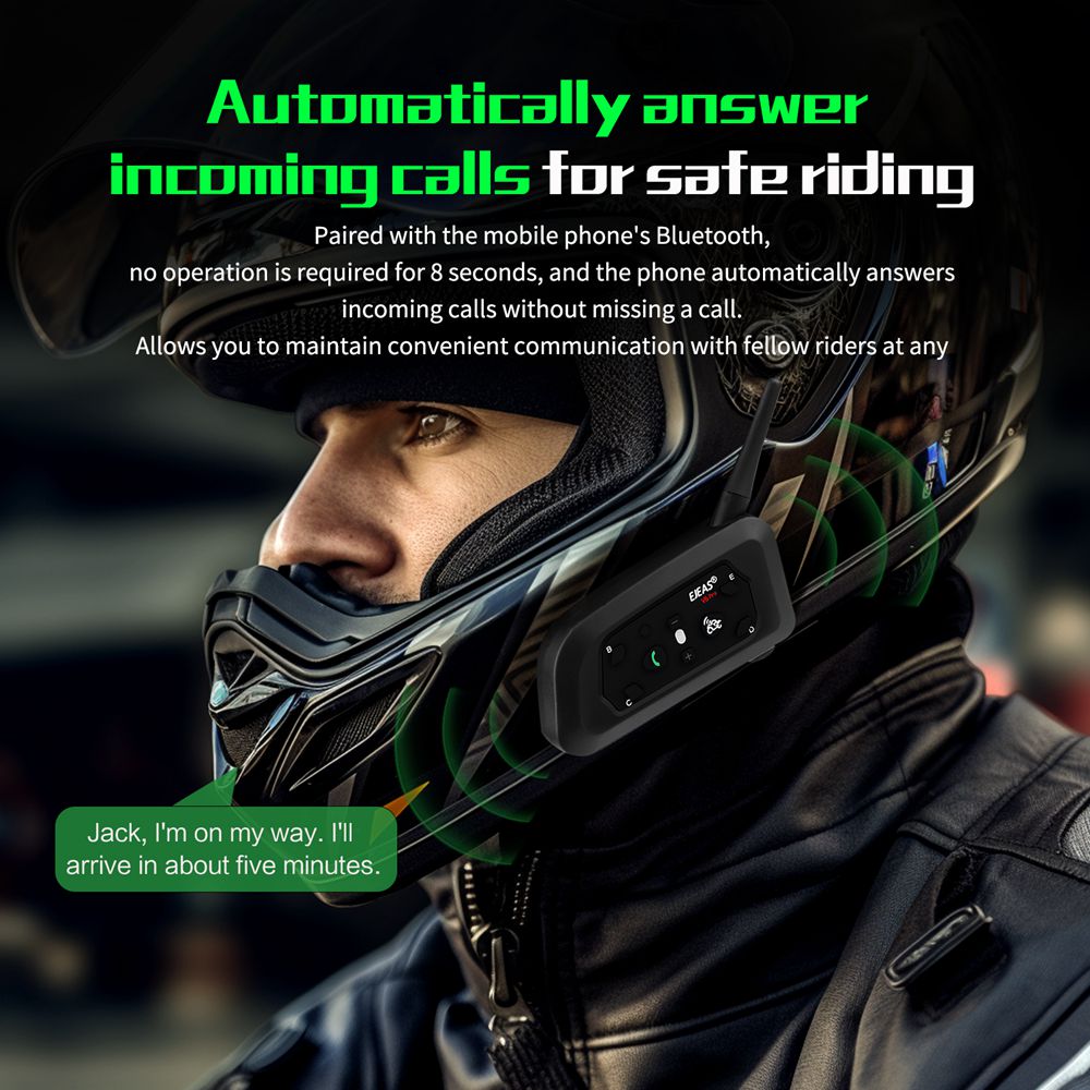 EJEAS V6 PRO + motosiklet kask - Universal Motorcycle Helmet Intercom Headset incelemesi ve fiyatı