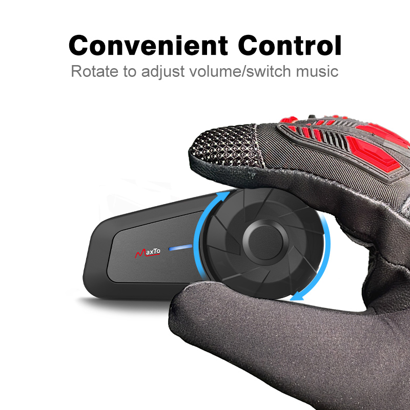 Maxto MX1 Motosiklet Kaskı Blu - Universal Motorcycle Helmet Intercom Headset incelemesi ve fiyatı